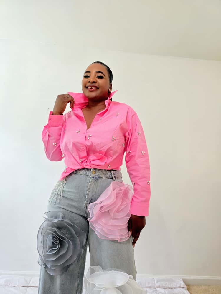 Abriah log sleeve shirt