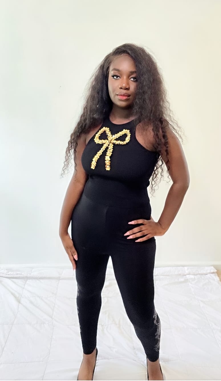 Amer Gold Bowl Top Black
