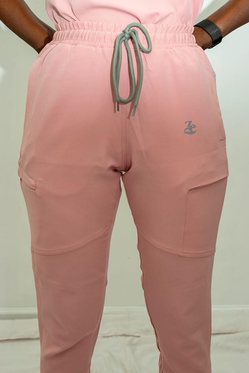 Zeekay Pink Scrub Set